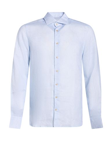 Stenströms Man Shirt Light Blue Size S Linen, Lyocell