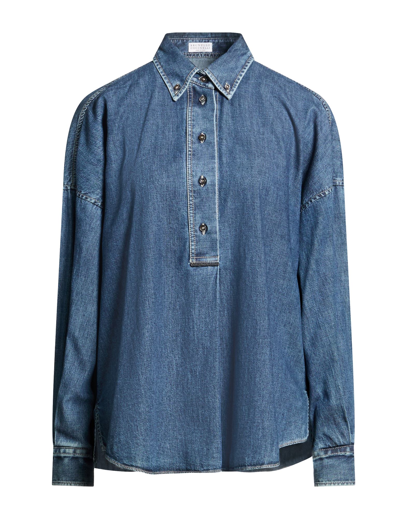 BRUNELLO CUCINELLI BRUNELLO CUCINELLI ΜΠΛΟΥΖΑΚΙΑ Πουκάμισο denim