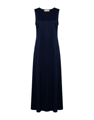 Jucca Woman Maxi Dress Navy Size 8 Viscose, Cupro