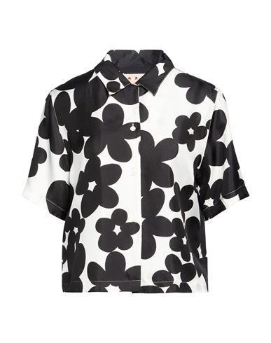 Marni Woman Shirt Black Size 4 Silk
