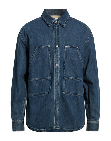 Camisa vaquera Hombre Azul marino S Hombre