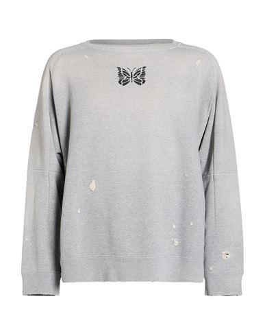 Needles Man Sweatshirt Light Grey Size Xl Cotton In Gray
