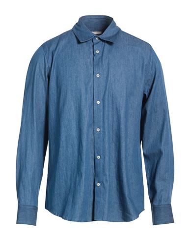 Jeanshemd Herren Blau L Herren