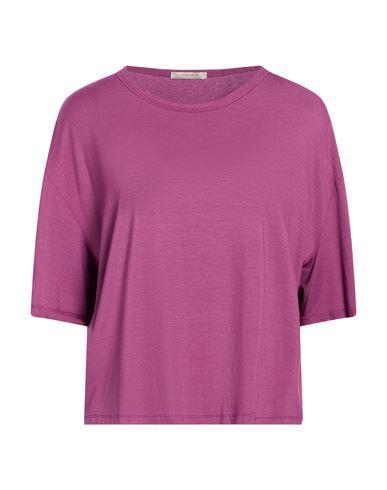 Via Masini 80 Woman T-shirt Mauve Size 6 Viscose, Elastane In Purple