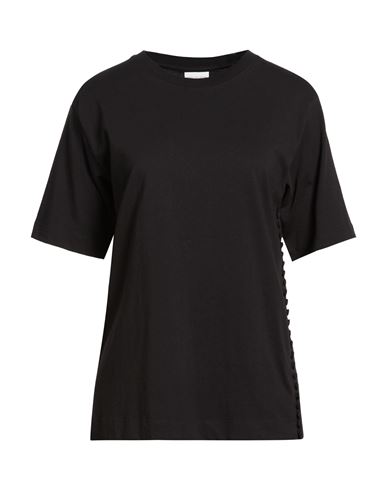 Dries Van Noten Woman T-shirt Black Size S Cotton