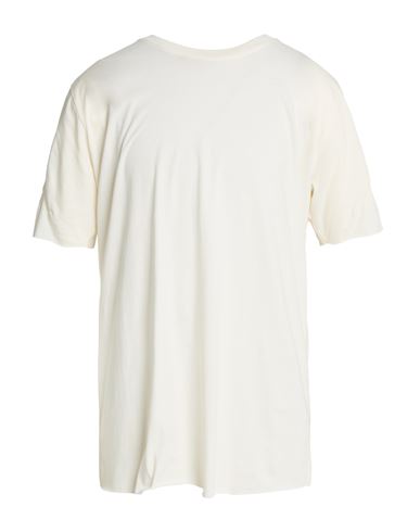 Thom Krom Man T-shirt Cream Size Xl Cotton In White