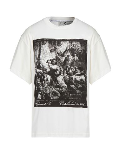 Richmond X Man T-shirt White Size M Pima Cotton