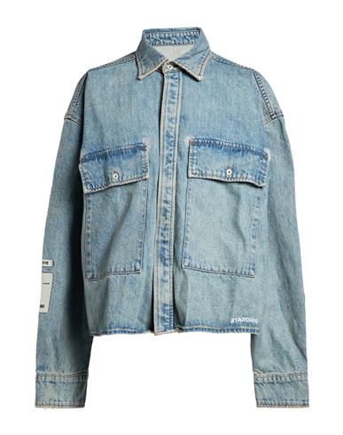 B1archive Man Denim Shirt Blue Size S Cotton