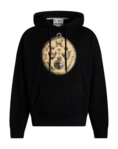 Richmond X Man Sweatshirt Black Size Xxl Cotton