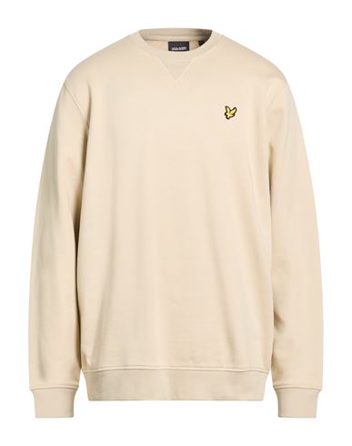 Lyle & Scott Man Sweatshirt Beige Size Xl Cotton In Sand