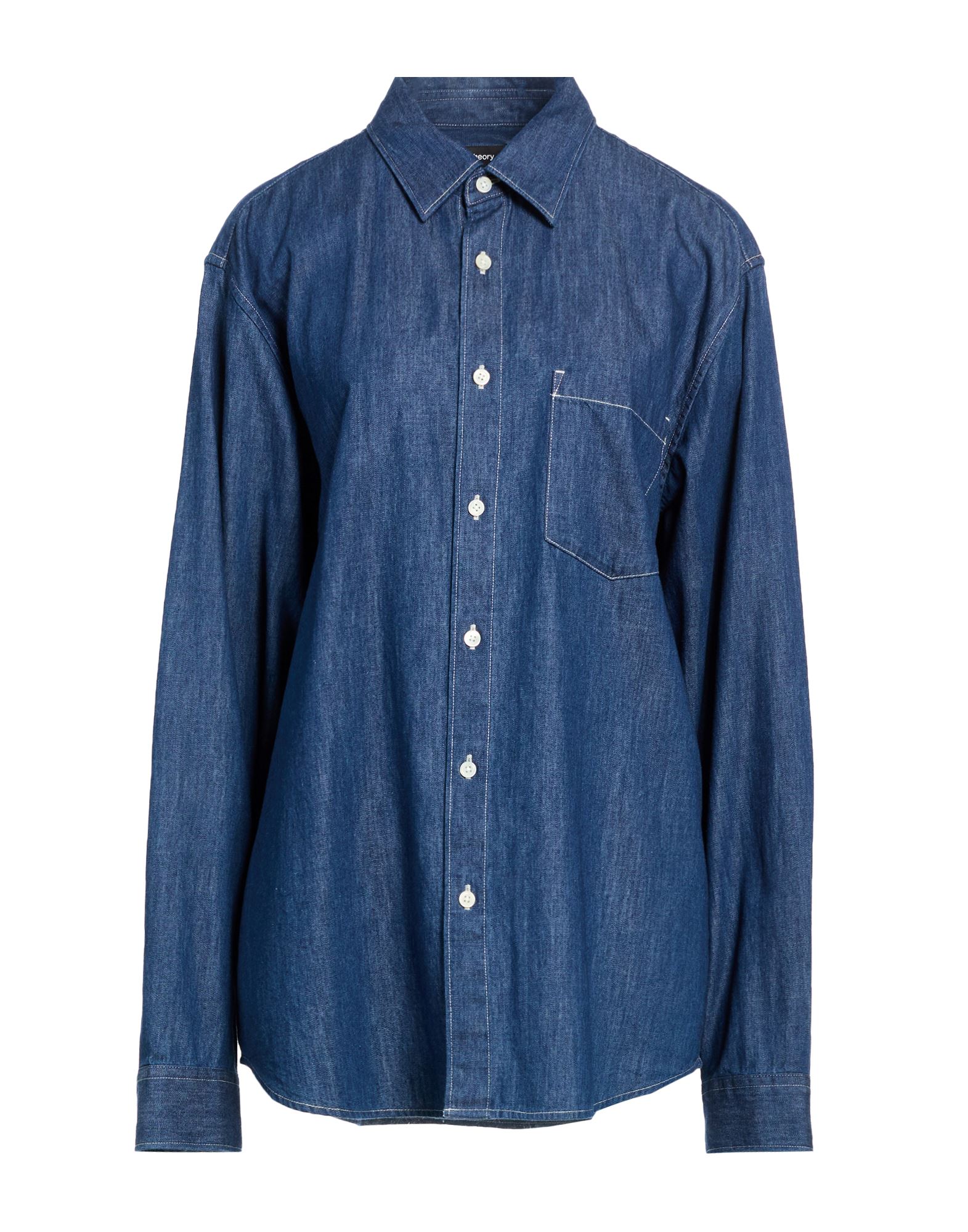 THEORY THEORY ΜΠΛΟΥΖΑΚΙΑ Πουκάμισο denim