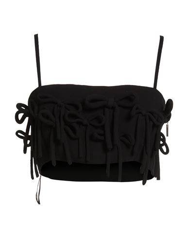 Msgm Top Mujer Negro 36 Mujer