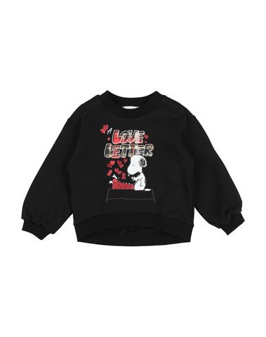 U+é Babies'  Toddler Girl Sweatshirt Black Size 6 Cotton
