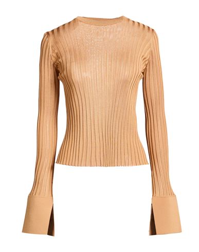 Loewe Woman Sweater Sand Size L Viscose, Polyamide, Elastane