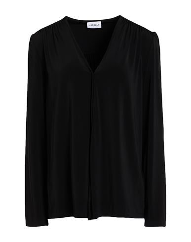 Marella Woman Top Black Size M Viscose, Elastane