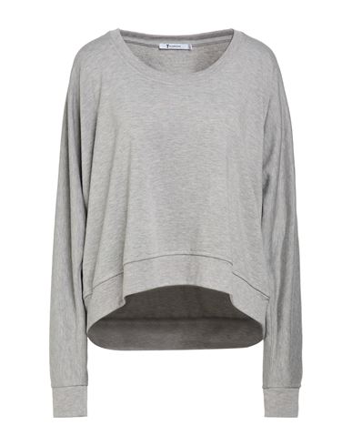 Alexander Wang Woman Sweatshirt Grey Size M Polyester, Rayon In Gray