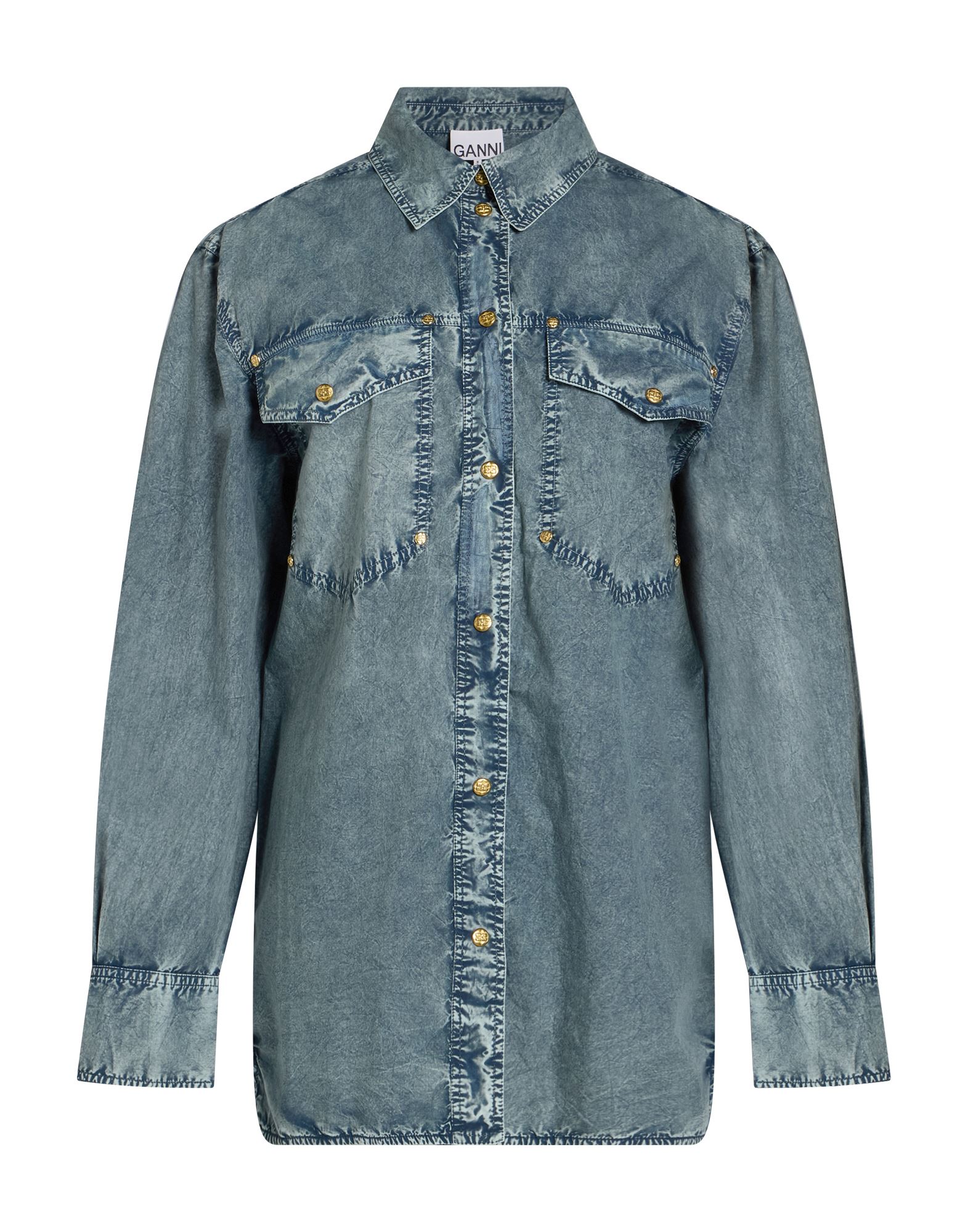 GANNI ΜΠΛΟΥΖΑΚΙΑ Πουκάμισο denim