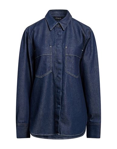 Jeanshemd Damen Blau M Damen