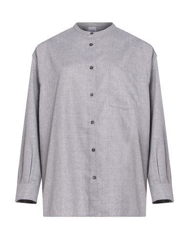 Aspesi Woman Shirt Grey Size 4 Virgin Wool, Acrylic, Polyamide, Cashmere