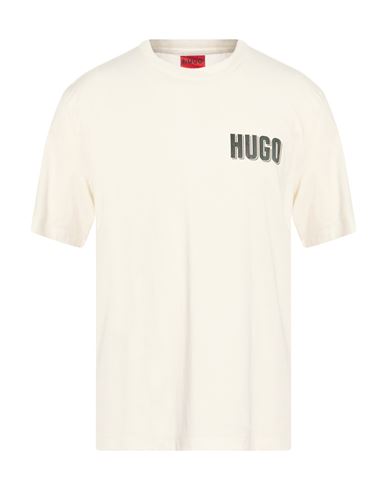 Hugo Boss Hugo Man T-shirt Off White Size Xl Cotton