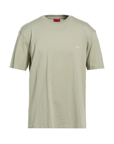 Hugo Boss Hugo Man T-shirt Sage Green Size L Cotton