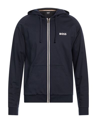 Hugo Boss Boss Man Sweatshirt Navy Size Xxl Cotton In Blue