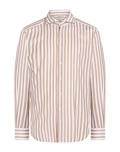 Alexingh Man Shirt Beige Size 15 ¾ Cotton In Nude