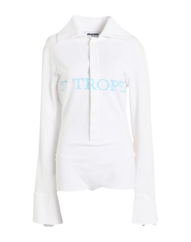 Bodysuit Damen Weiß S Damen