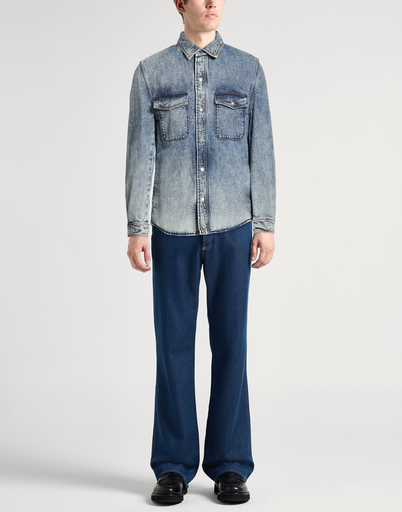  Moorer - Camisetas Y Tops - Camisas Vaqueras - On Yoox.com 