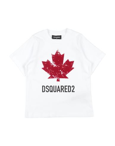 Dsquared2 Babies'  Toddler T-shirt White Size 6 Cotton, Nylon