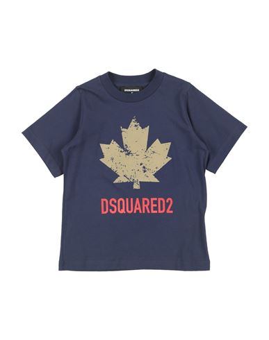 Dsquared2 Babies'  Toddler T-shirt Navy Size 6 Cotton, Nylon In Blue