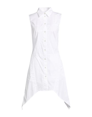 Midi-Kleid Damen Weiß 34 Damen