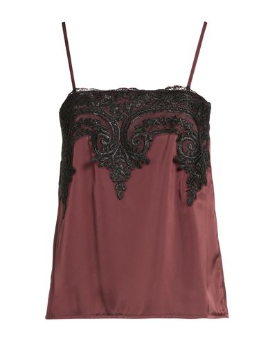 Top Mujer Marrón chocolate S Mujer