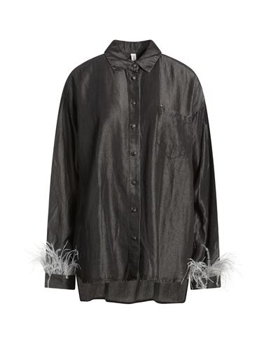 Jeanshemd Damen Braungrau ONESIZE Damen
