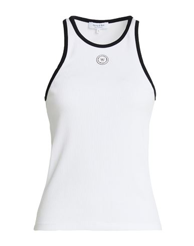 Sporty And Rich Sporty & Rich Woman Tank Top White Size Xl Cotton, Modal, Elastane