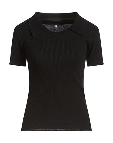 Baserange Woman T-shirt Black Size M Recycled Cotton, Cotton