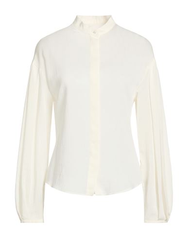 Xacus Woman Shirt Cream Size 12 Viscose, Cotton, Silk In Pink