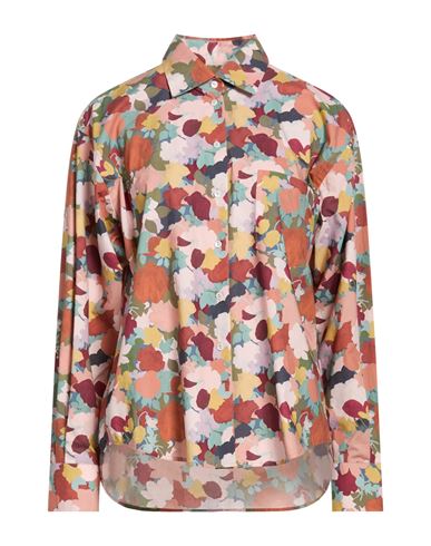 Xacus Woman Shirt Antique Rose Size 8 Cotton In Pink