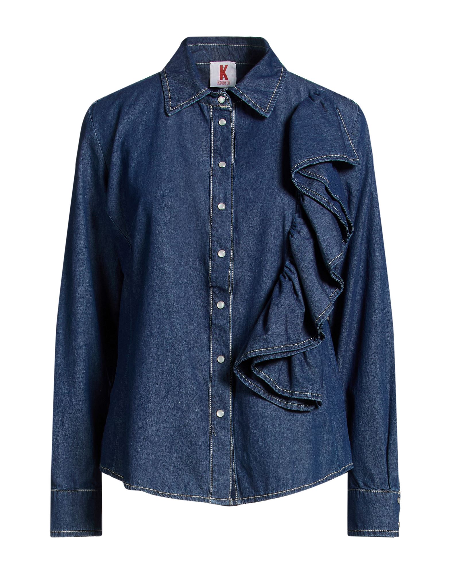 KONTATTO ΜΠΛΟΥΖΑΚΙΑ Πουκάμισο denim