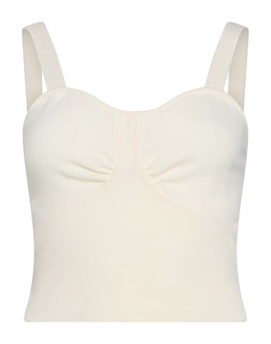 Ballantyne Woman Top Ivory Size 6 Wool In White