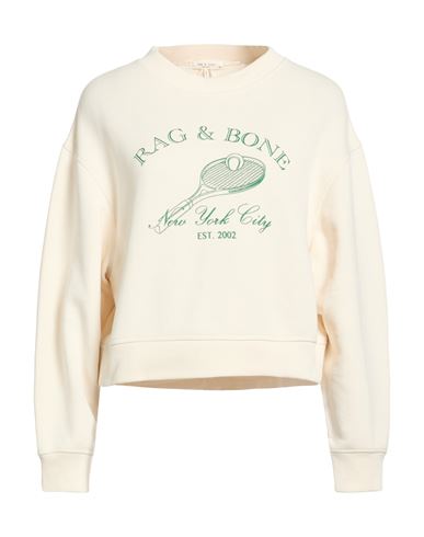 Rag & Bone Woman Sweatshirt Cream Size M Cotton, Polyester In Red