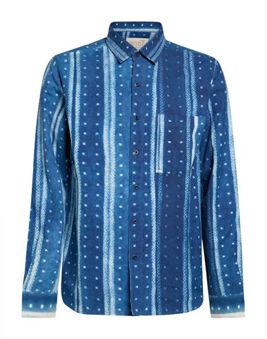 Kardo Man Shirt Blue Size S Cotton