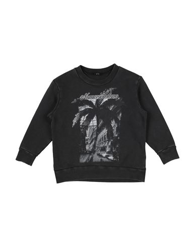 N°21 Babies' Toddler Boy Sweatshirt Charcoal Size 6 Cotton In Black