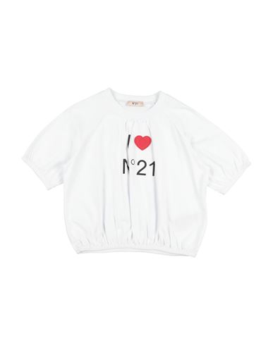 N°21 Babies' Toddler Girl T-shirt White Size 6 Cotton