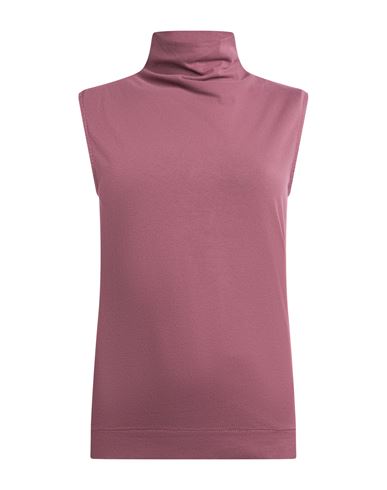 Circolo 1901 Woman Top Mauve Size L Cotton, Elastane In Purple