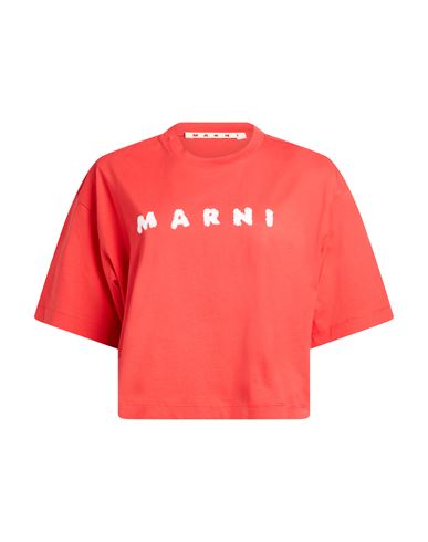 Marni Woman T-shirt Red Size 0 Cotton