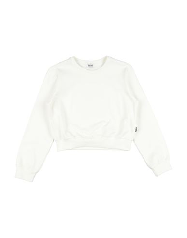 Gcds Mini Babies'  Toddler Girl Sweatshirt Off White Size 6 Cotton, Elastane