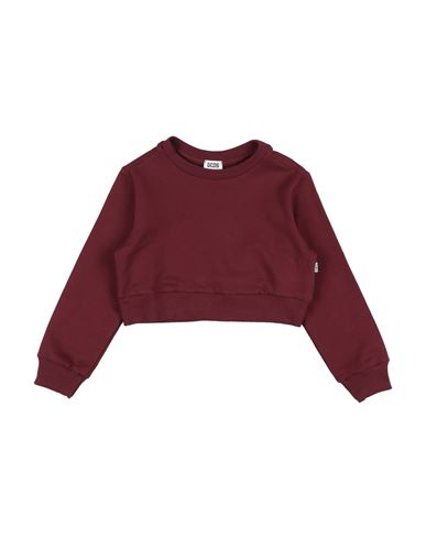 Gcds Mini Babies'  Toddler Girl Sweatshirt Burgundy Size 4 Cotton, Elastane In Red
