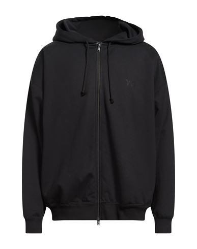 Y-3 Man Sweatshirt Black Size 50 Cotton, Polyester