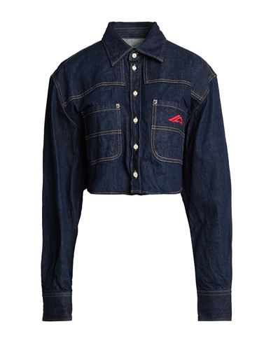Dsquared2 Woman Denim Shirt Blue Size 4 Cotton